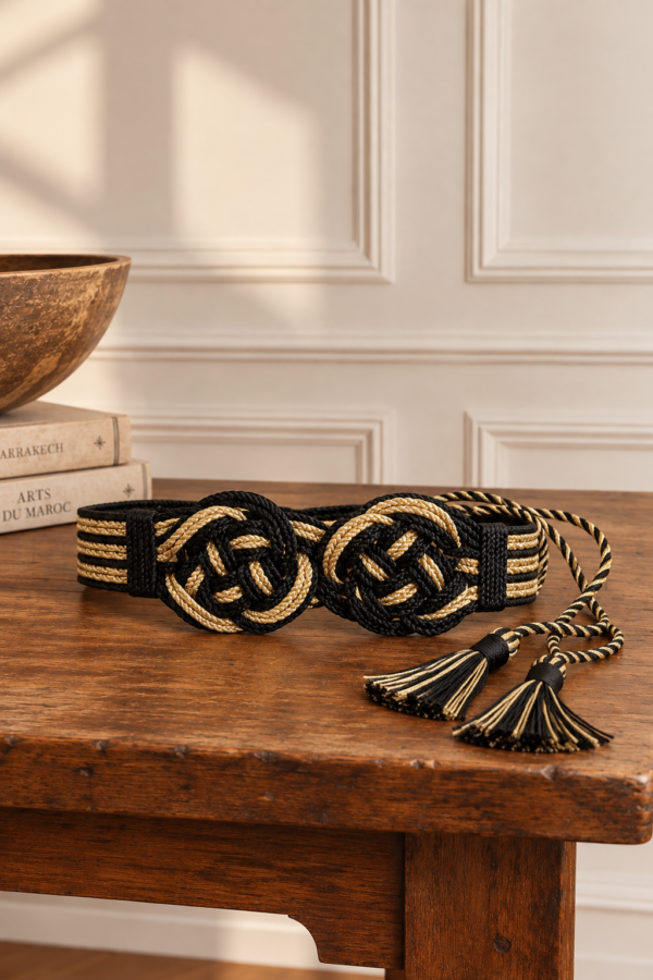 CEINTURE EN PASSEMENTERIE BOUCLE